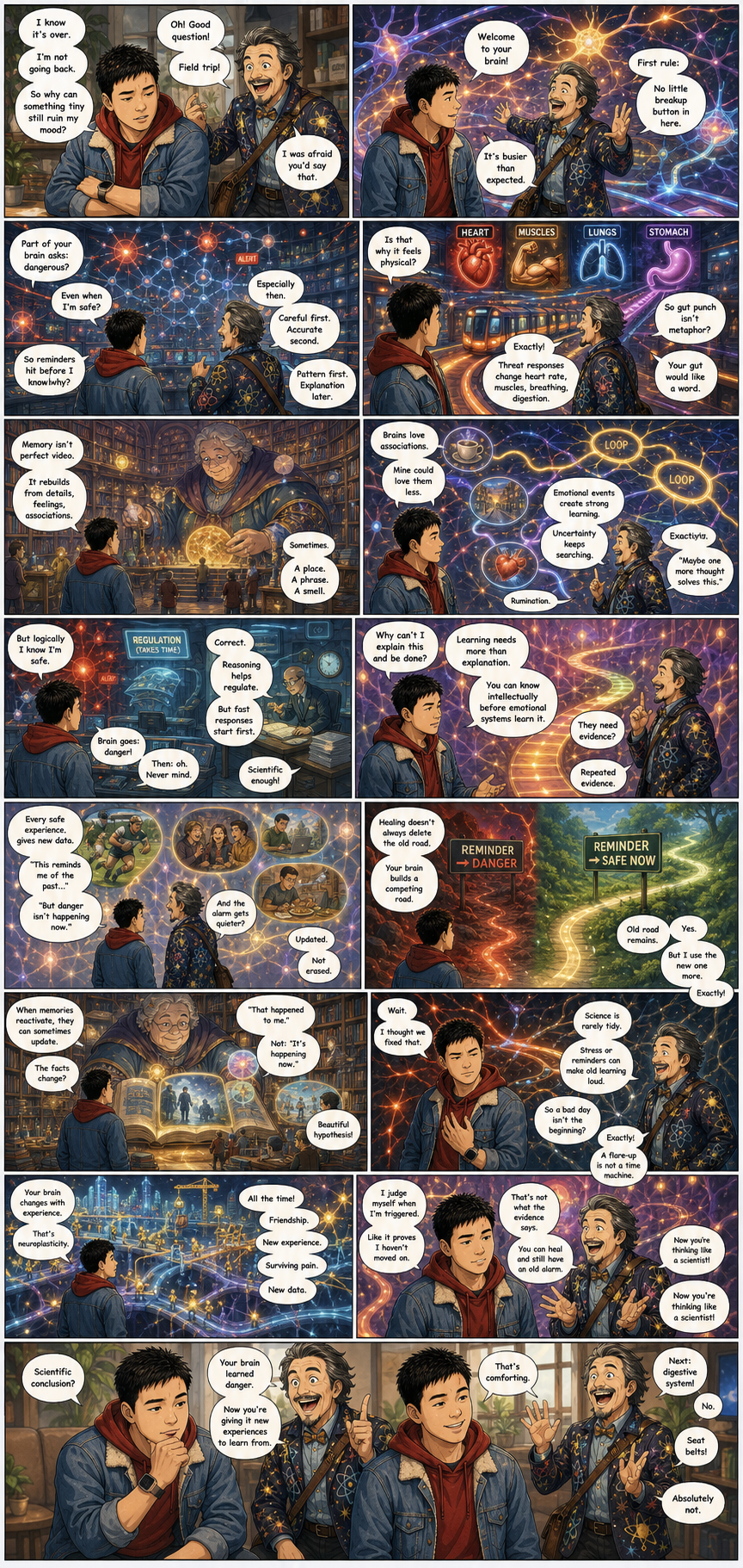 Field Trip Inside My Head: A layered version of Tony touring the learned pathways, memory systems, and safe new experiences inside his own head.