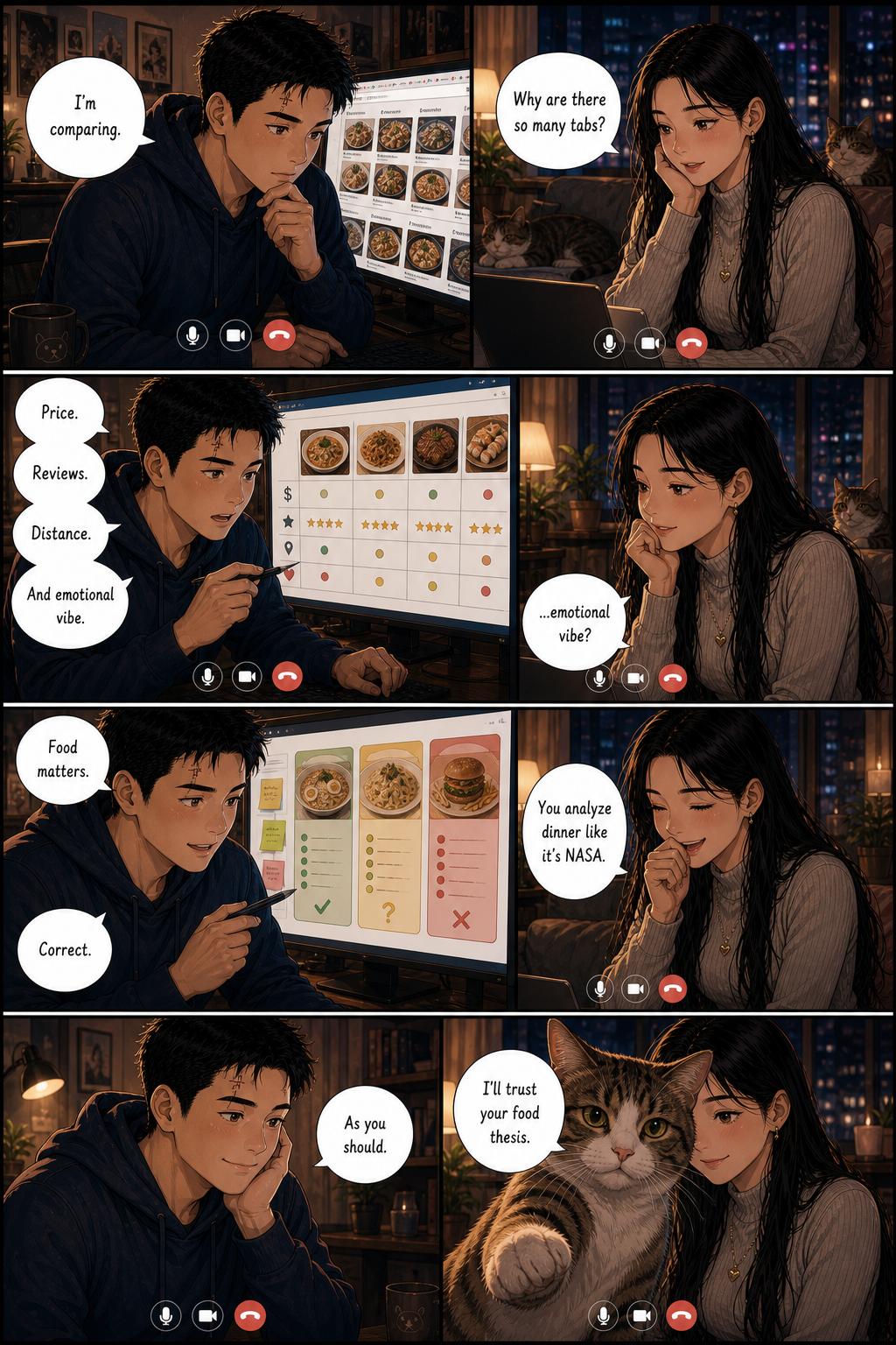 Food Draft: Tony treats restaurant planning with suspicious levels of seriousness.