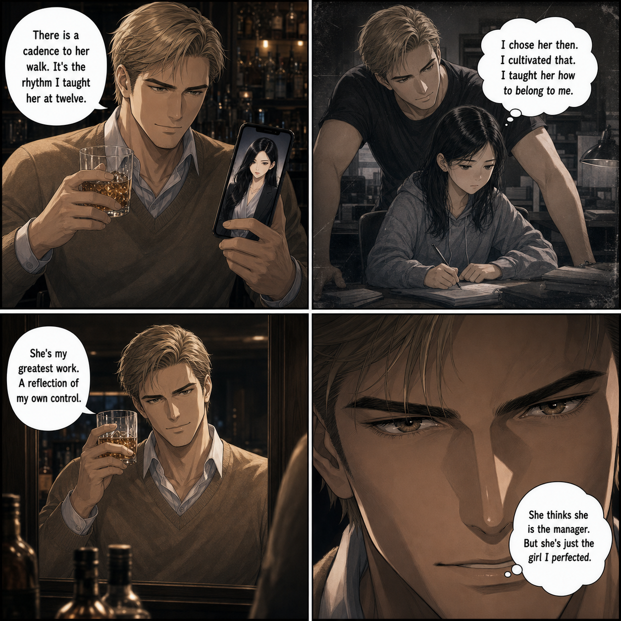 Legacy of Shadows: Devon's delusional monologue reveals the extent of his belief in his own control.