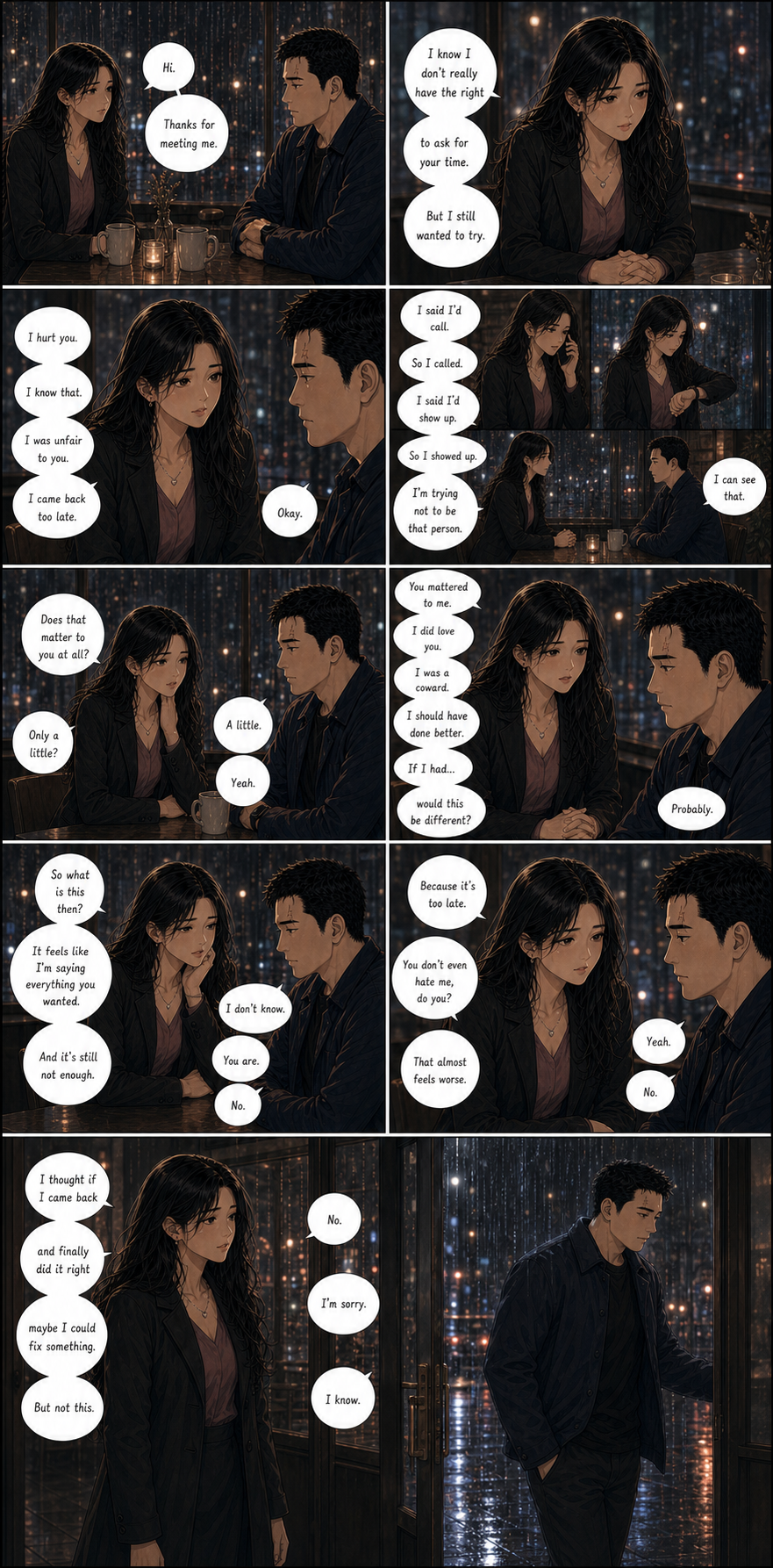 Not Enough: Shemay Lee finally says the words Tony once needed, and Tony's calm distance becomes the answer.