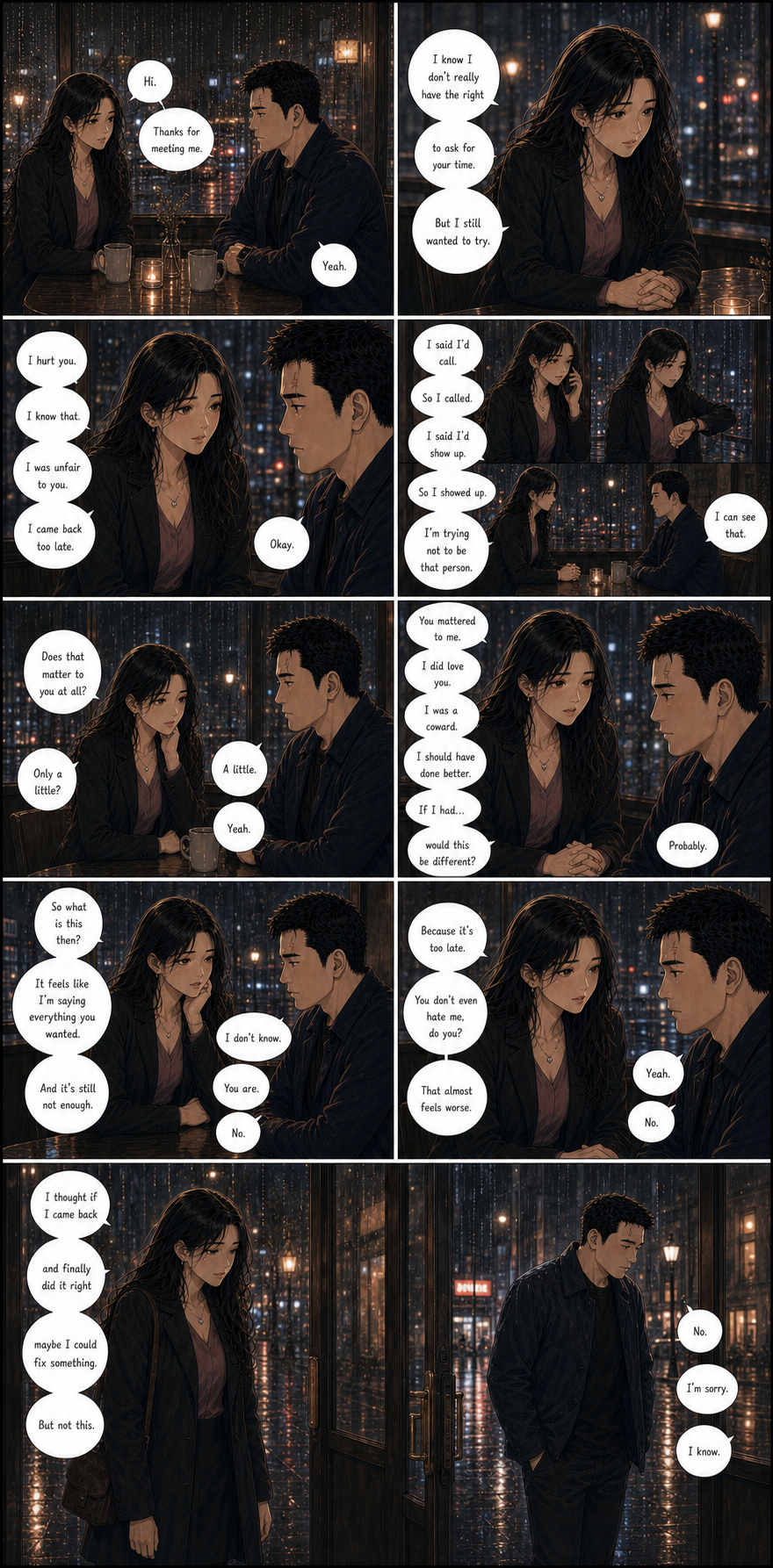 Not Enough: A layered version of Shemay Lee realizing that sincerity can arrive too late to change what is already gone.