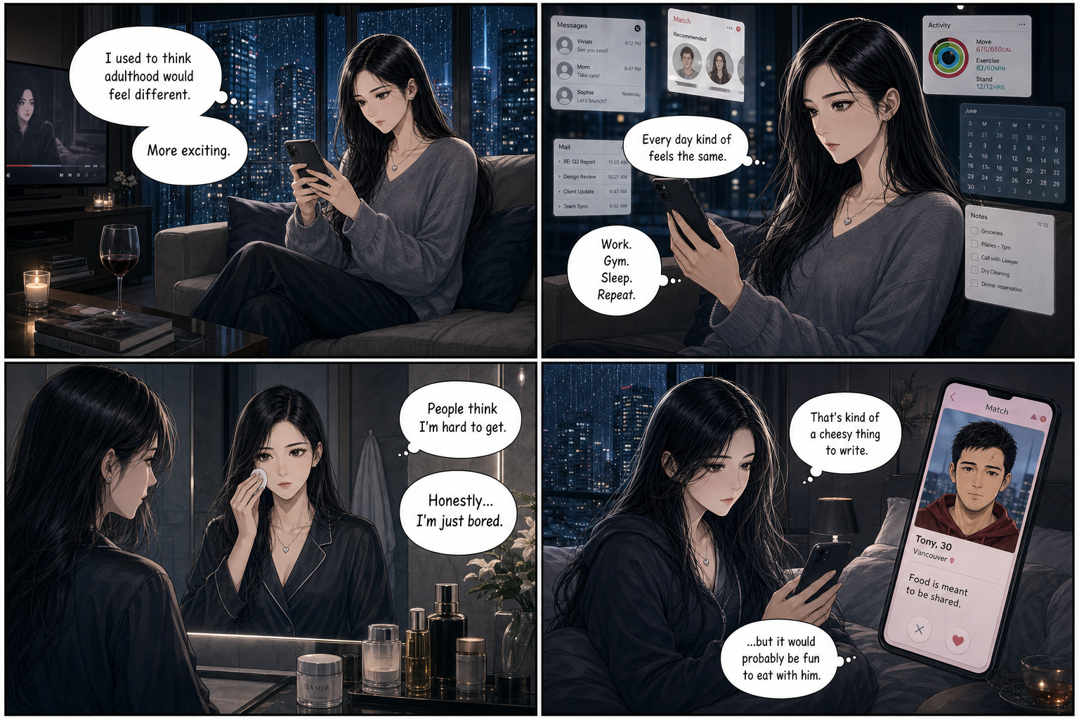 Restless: Shemay Lee mistakes boredom for loneliness.