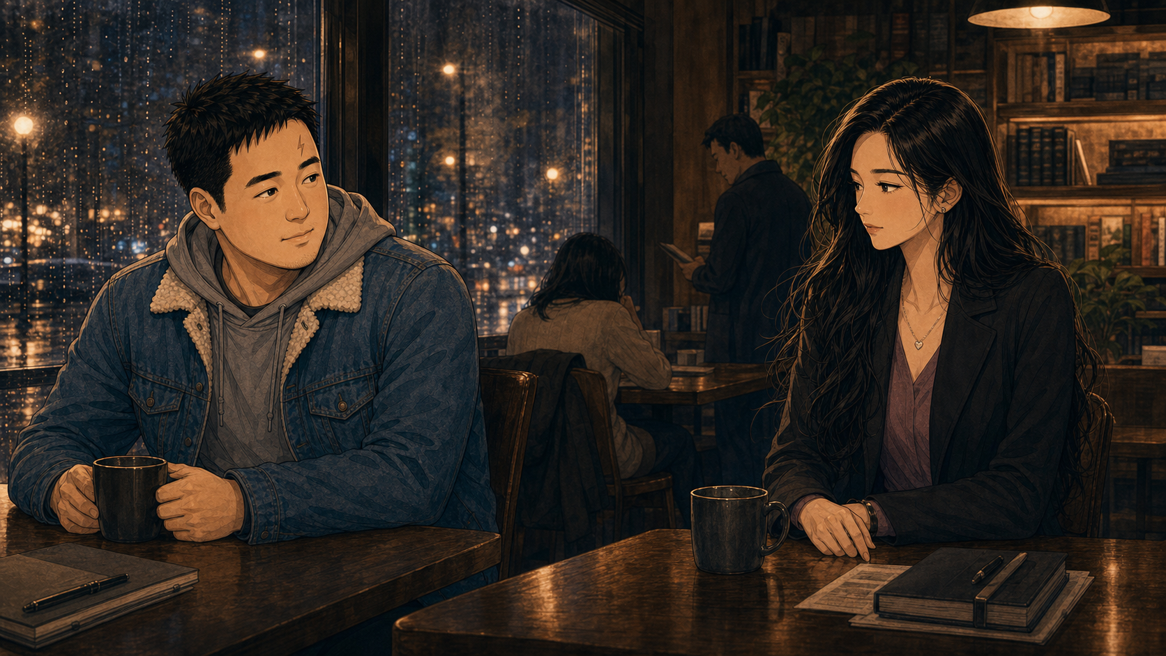 Years Later Generated Manga Image: Time changes people, but some histories never disappear completely.
