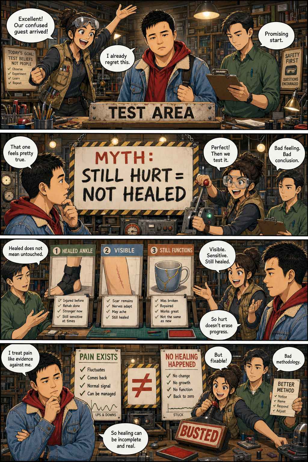 Still Healing: A layered version of Tony learning that healing can be incomplete, sensitive, and still real.