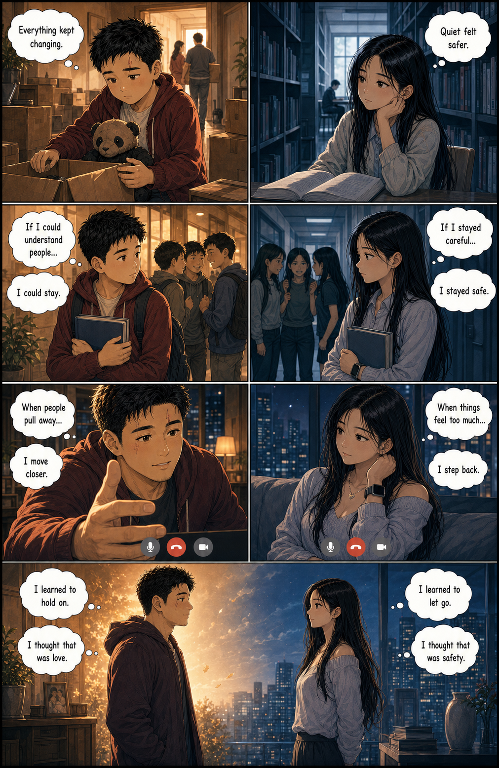 Survival Languages: Long before they met each other, Tony and Shemay Lee learned very different ways of surviving emotional uncertainty.