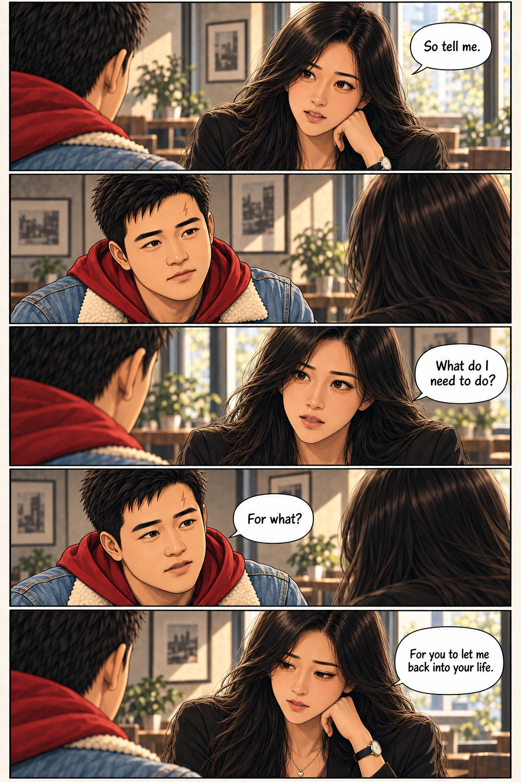 Shemay asks what she needs to do for Tony to let her back into his life.