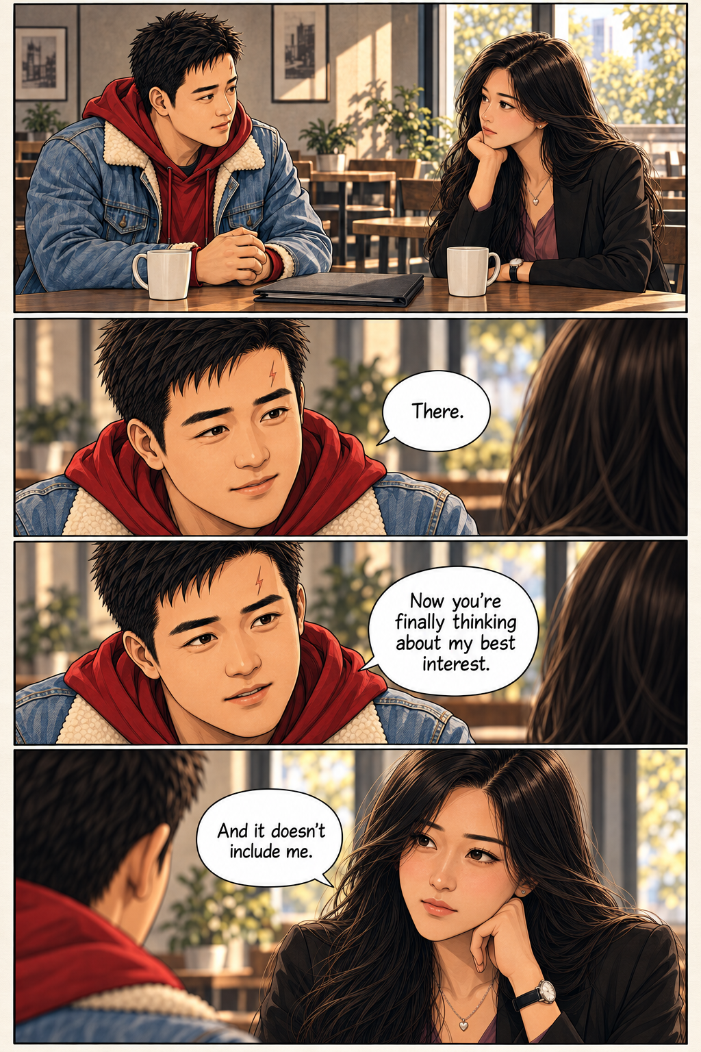 Tony tells Shemay she is finally thinking about his best interest and she realizes it may not include her.
