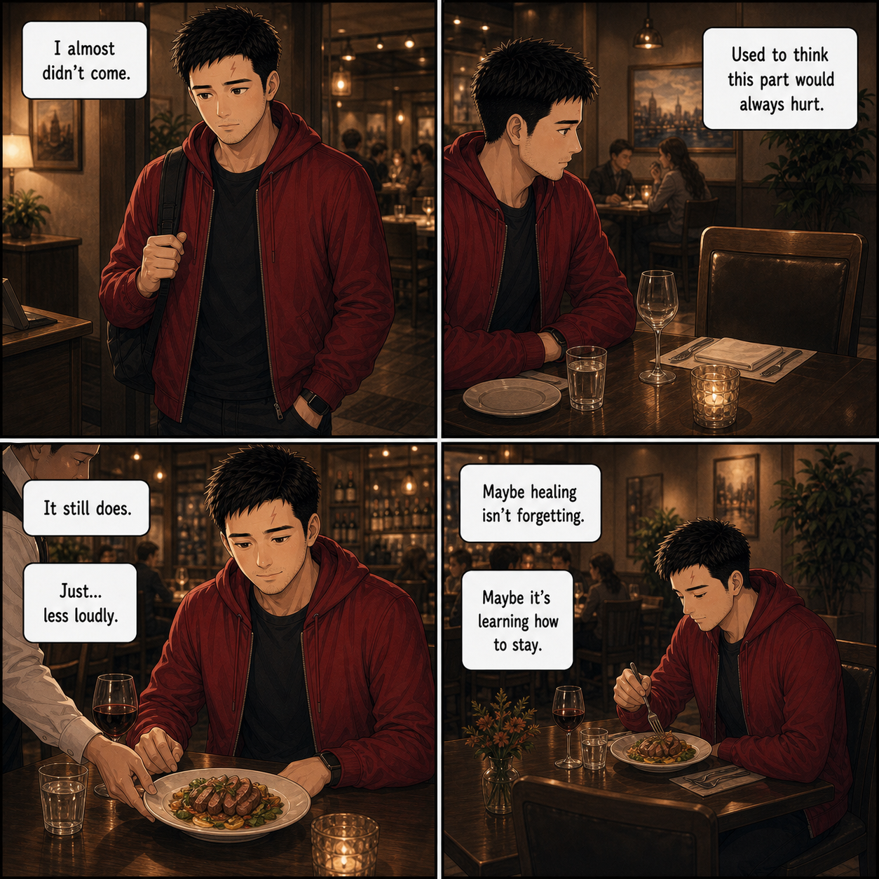 The Empty Seat: Tony revisits a place once tied to memory and discovers grief has changed shape.