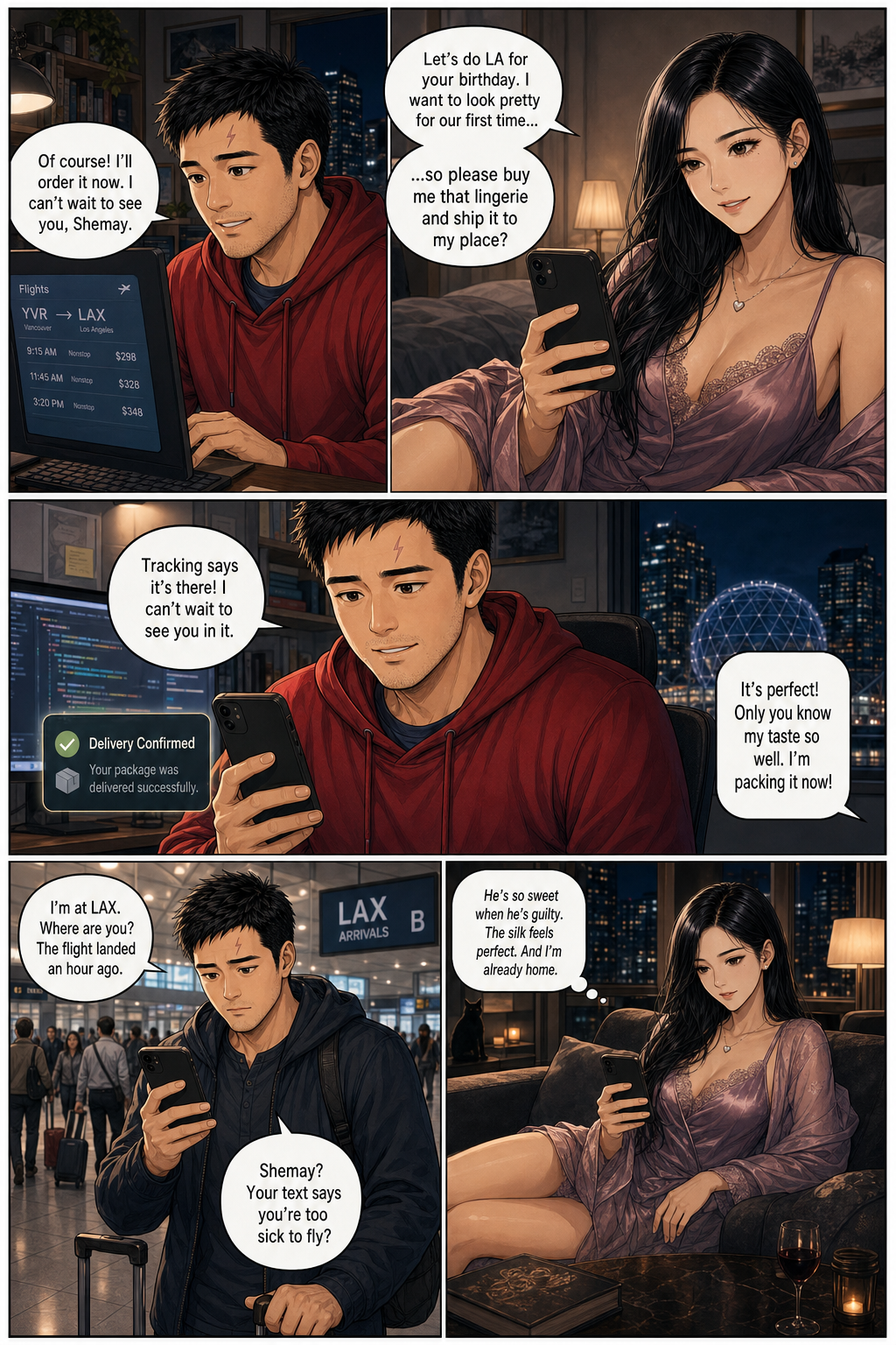The LA Trap: Shemay Lee weaponizes the promise of their 'first time' to manipulate Tony into a luxury gift, only to ghost him at the airport.