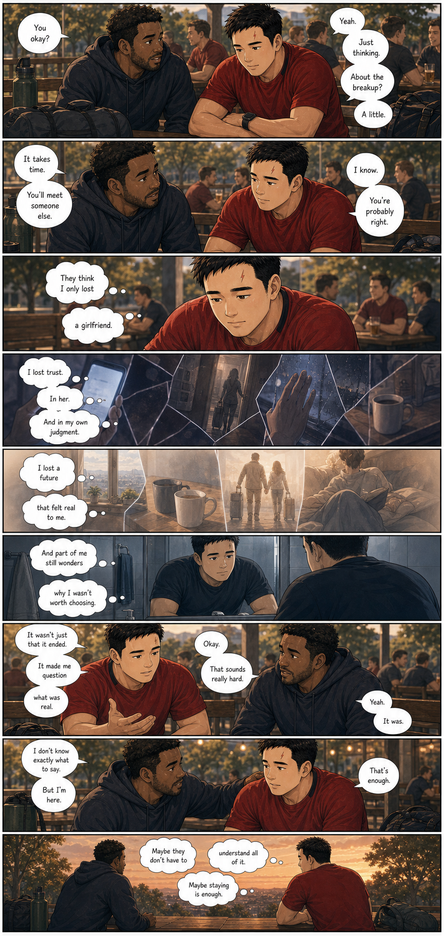 What They Don't See: Tony tries to explain that he did not only lose a relationship; he lost trust, certainty, and an imagined future.
