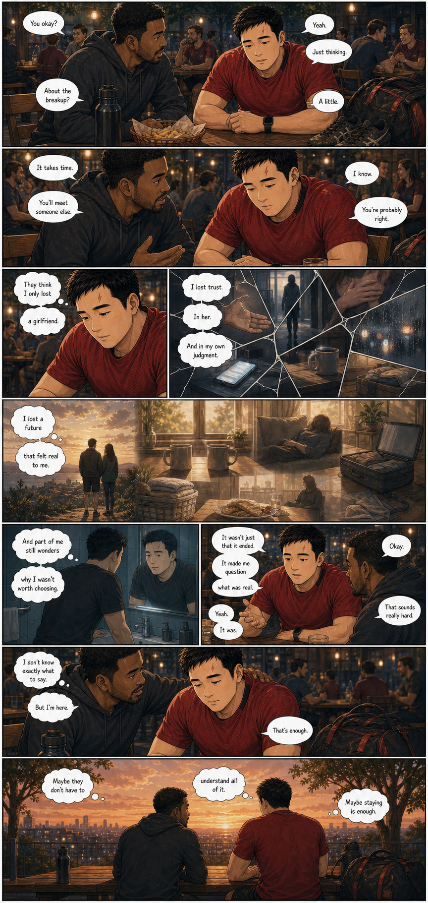 What They Don't See: A layered version of Tony learning that being supported does not always require being perfectly understood.